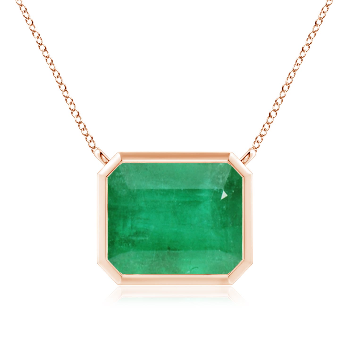 A - Emerald / 5.75 CT / 14 KT Rose Gold