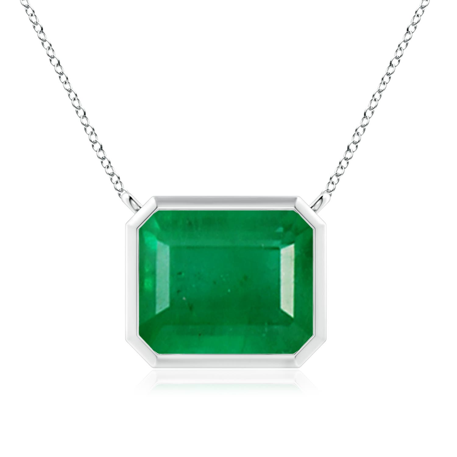 AA - Emerald / 5.75 CT / 14 KT White Gold