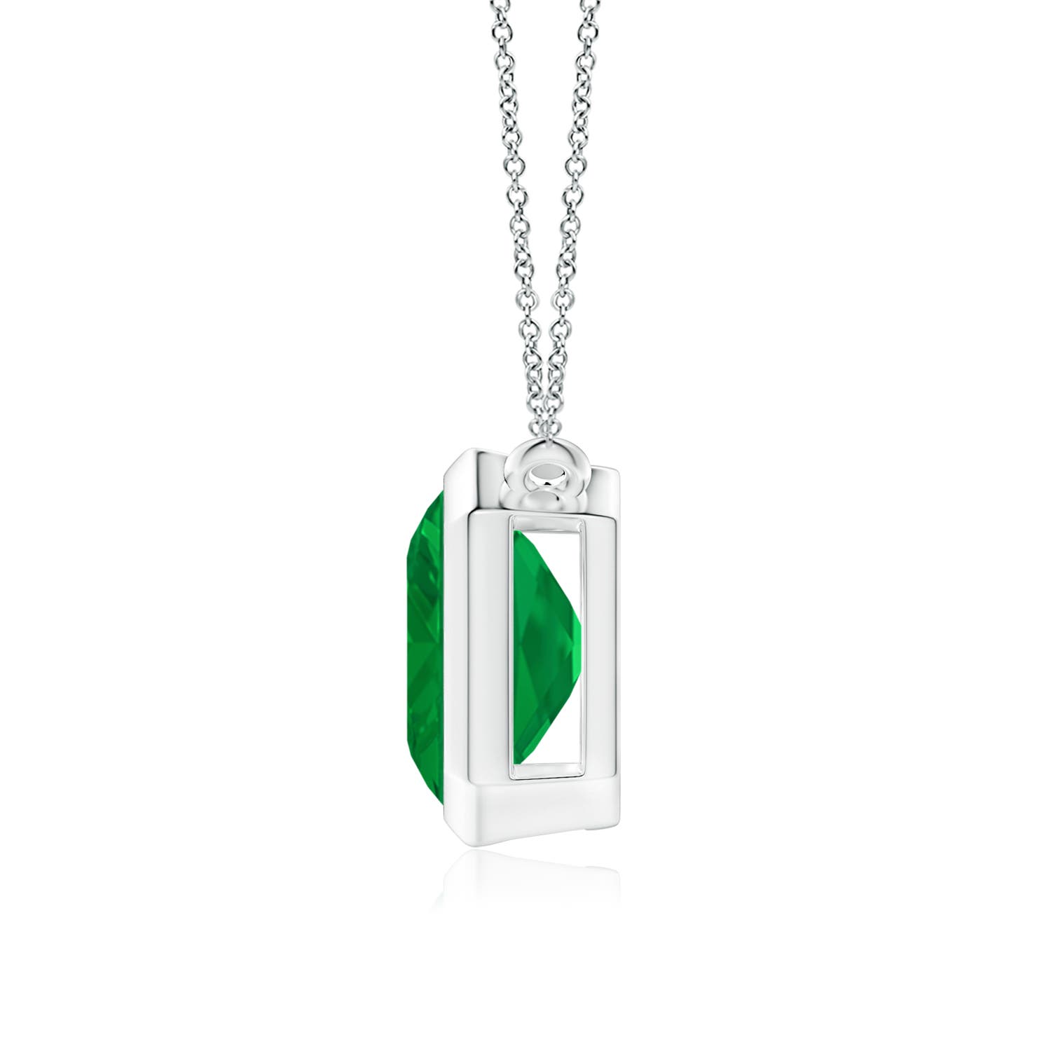 AA - Emerald / 5.75 CT / 14 KT White Gold