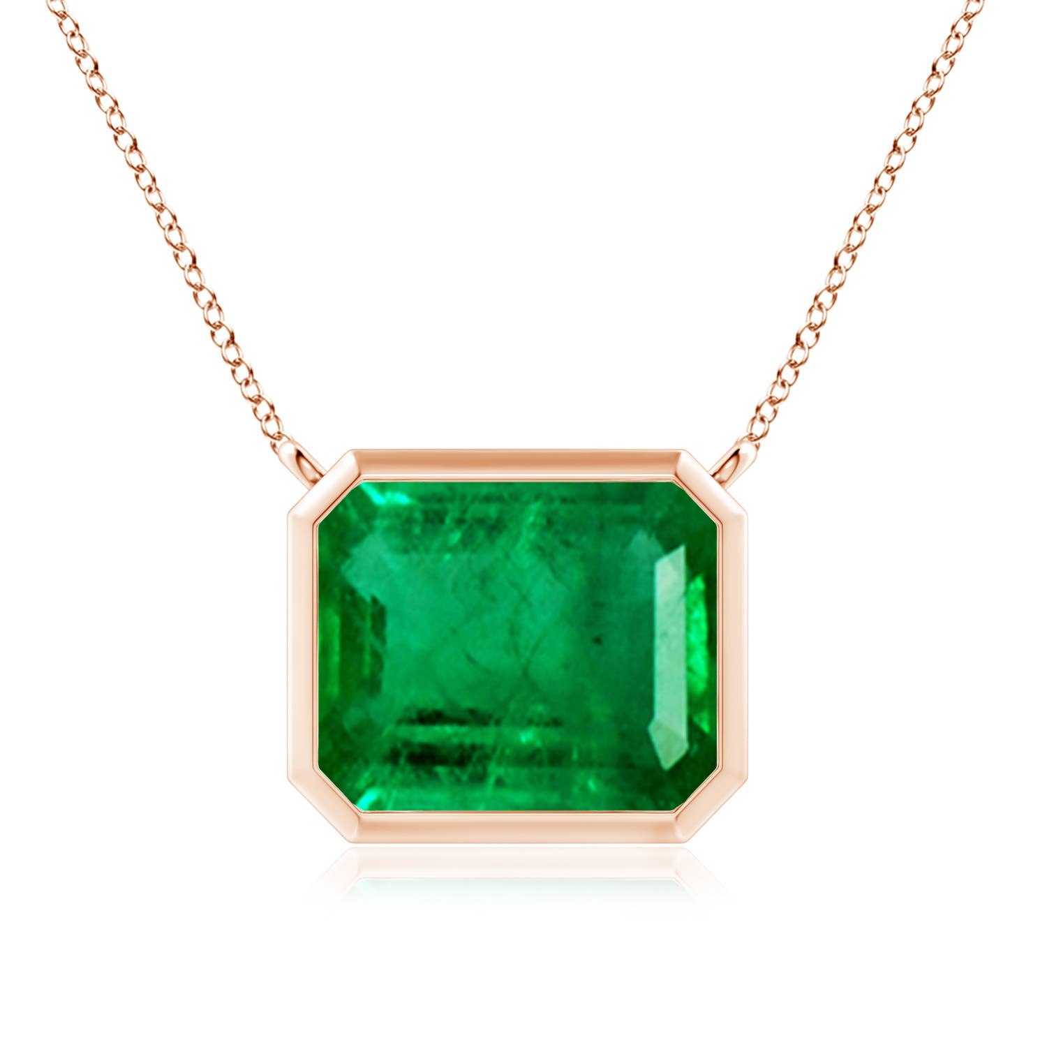 AAA - Emerald / 5.75 CT / 14 KT Rose Gold