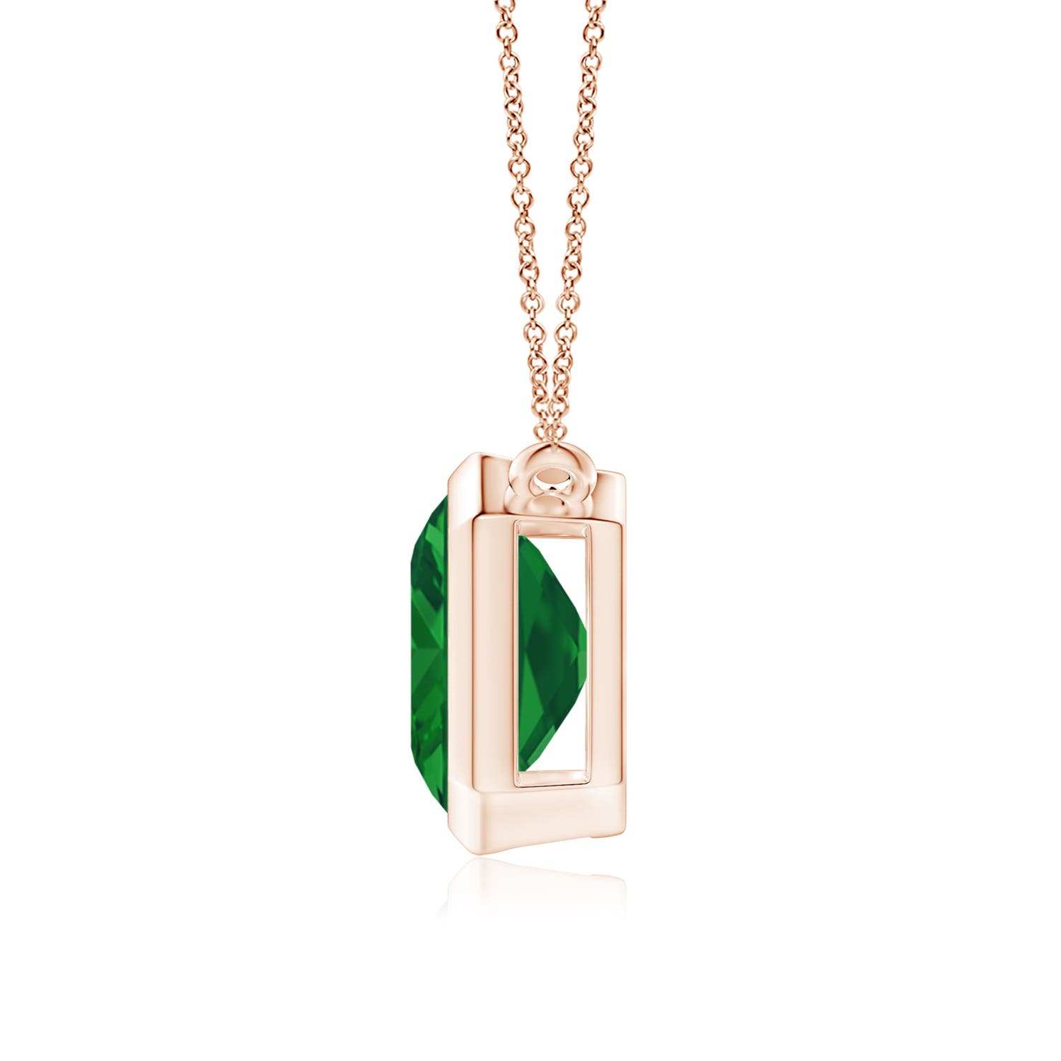 AAA - Emerald / 5.75 CT / 14 KT Rose Gold