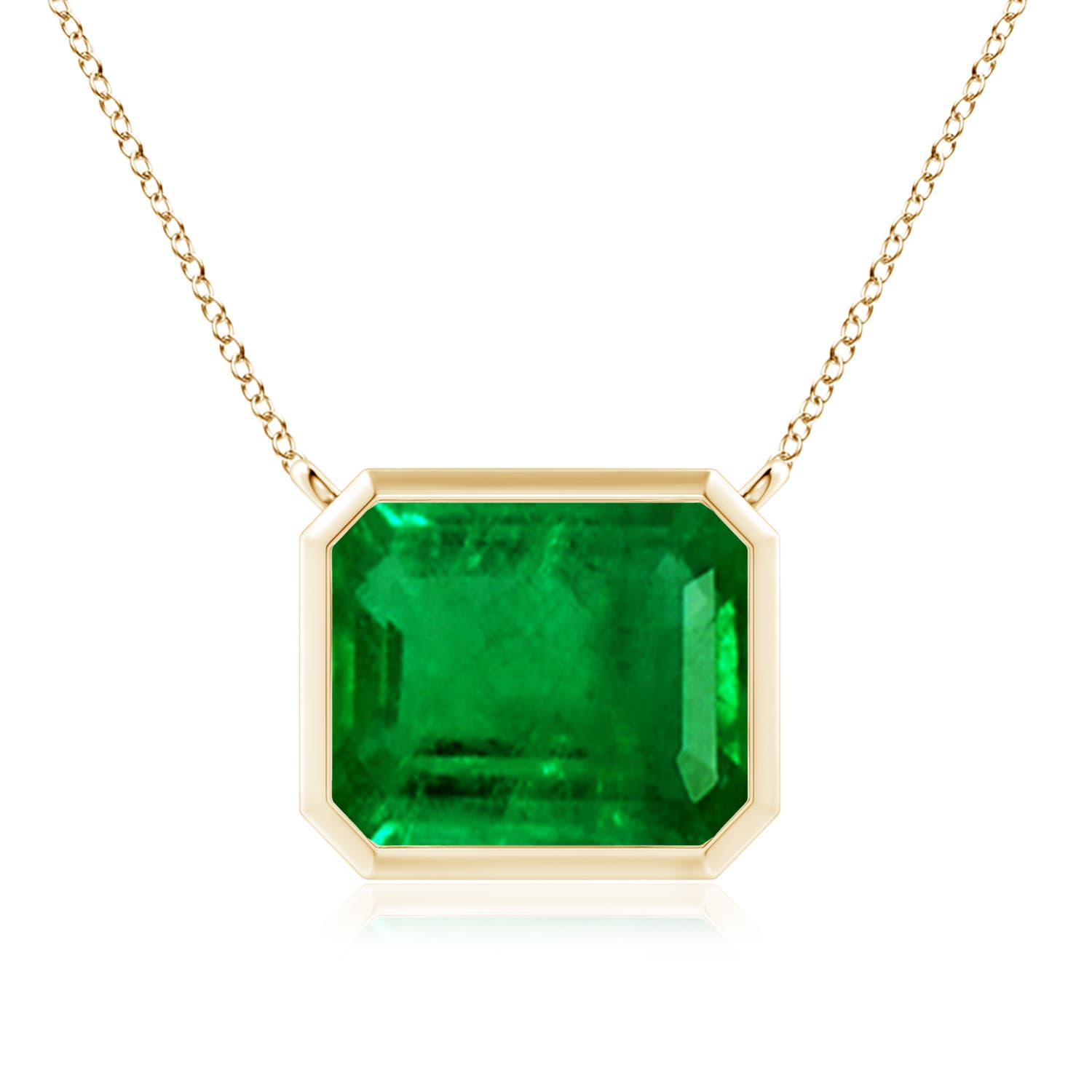 AAAA - Emerald / 5.75 CT / 14 KT Yellow Gold