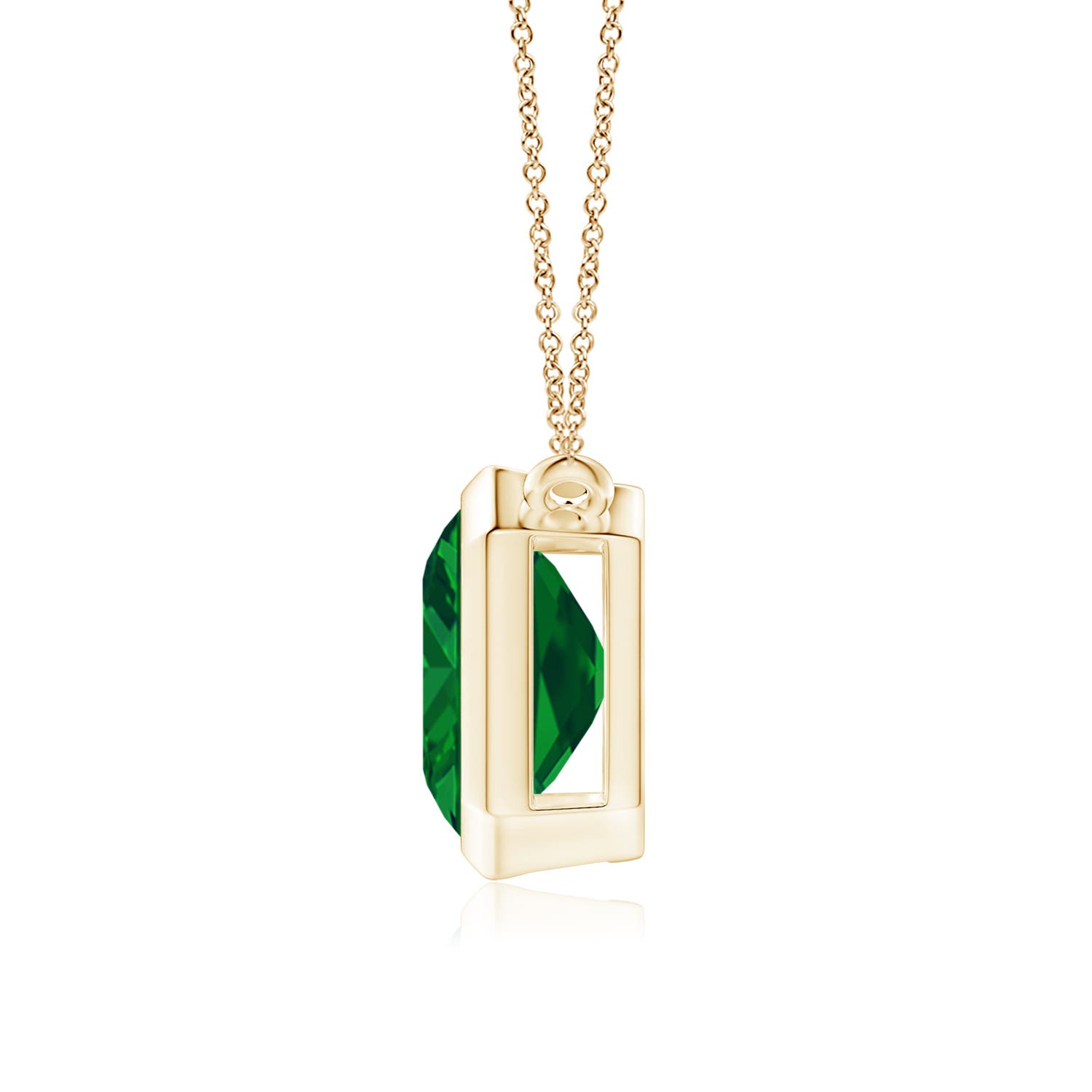 AAAA - Emerald / 5.75 CT / 14 KT Yellow Gold