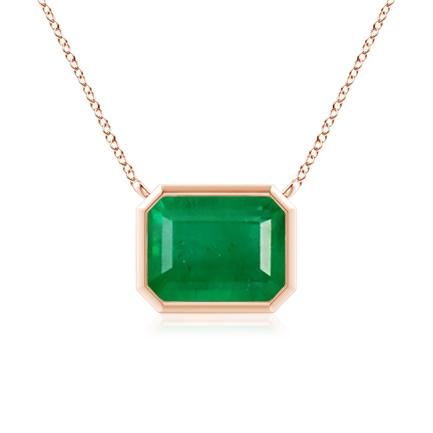 AA - Emerald / 2.25 CT / 14 KT Rose Gold