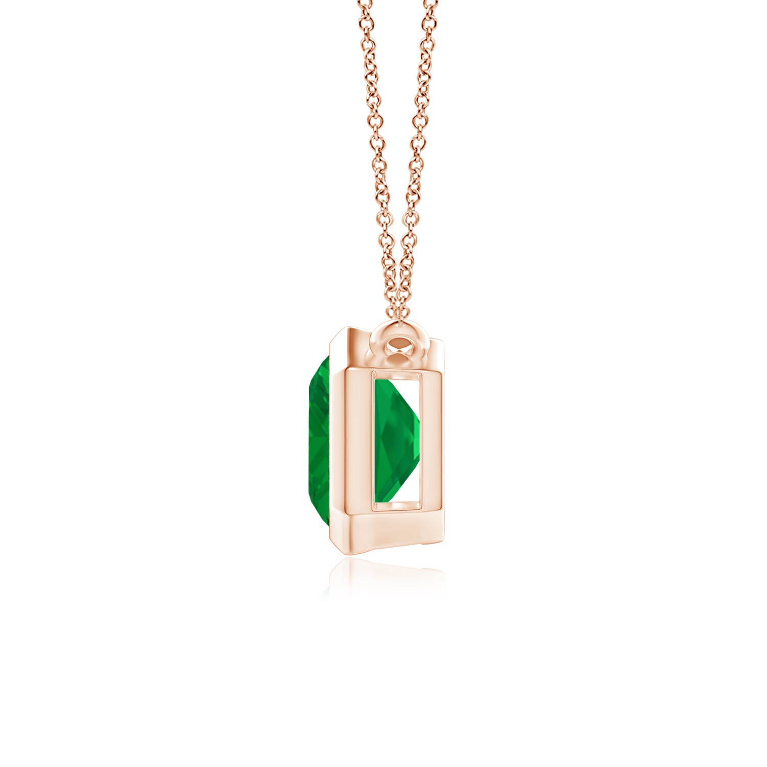 AA - Emerald / 2.25 CT / 14 KT Rose Gold