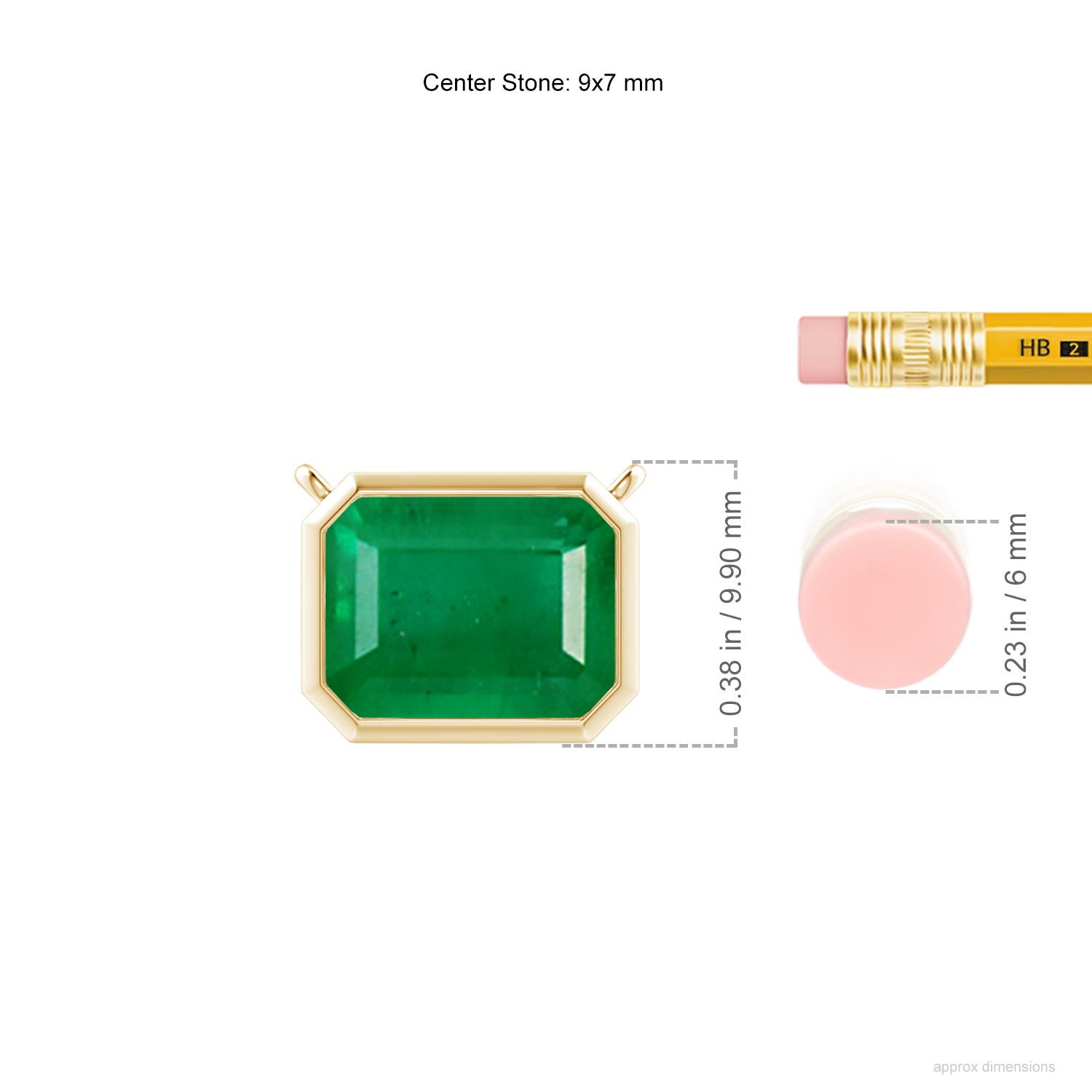 AA - Emerald / 2.25 CT / 14 KT Yellow Gold