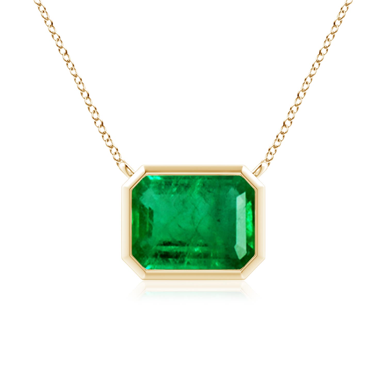 AAA - Emerald / 2.25 CT / 14 KT Yellow Gold