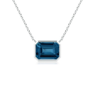 Emerald Cut AAA London Blue Topaz