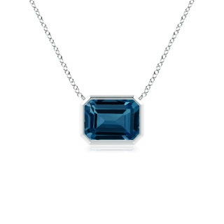 Emerald Cut AAAA London Blue Topaz