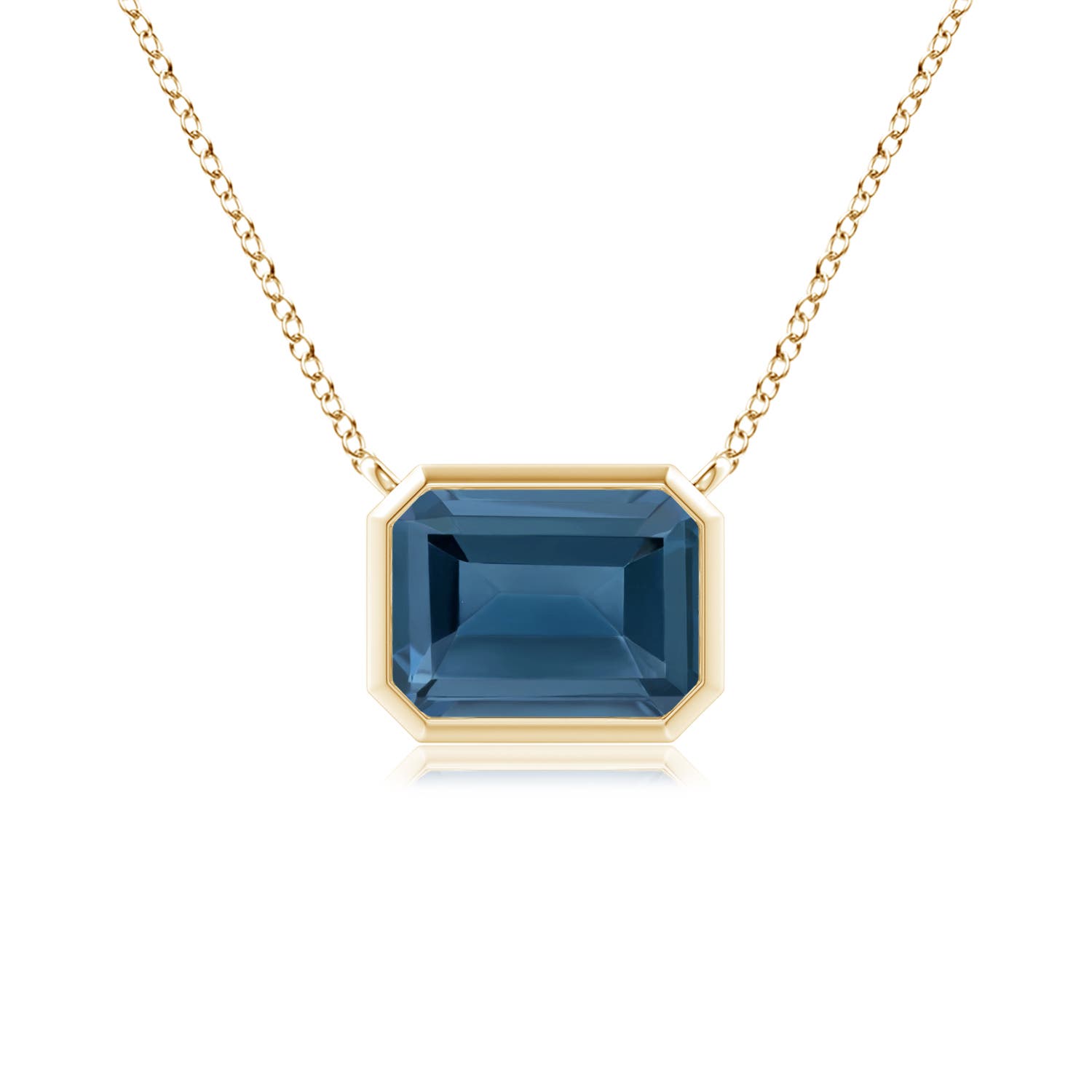 A - London Blue Topaz / 1.95 CT / 14 KT Yellow Gold