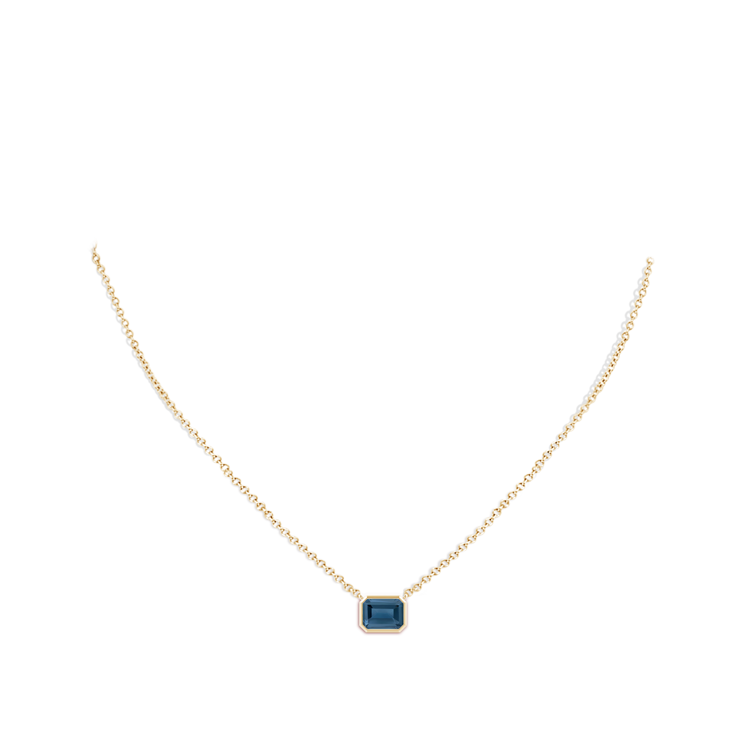 A - London Blue Topaz / 1.95 CT / 14 KT Yellow Gold