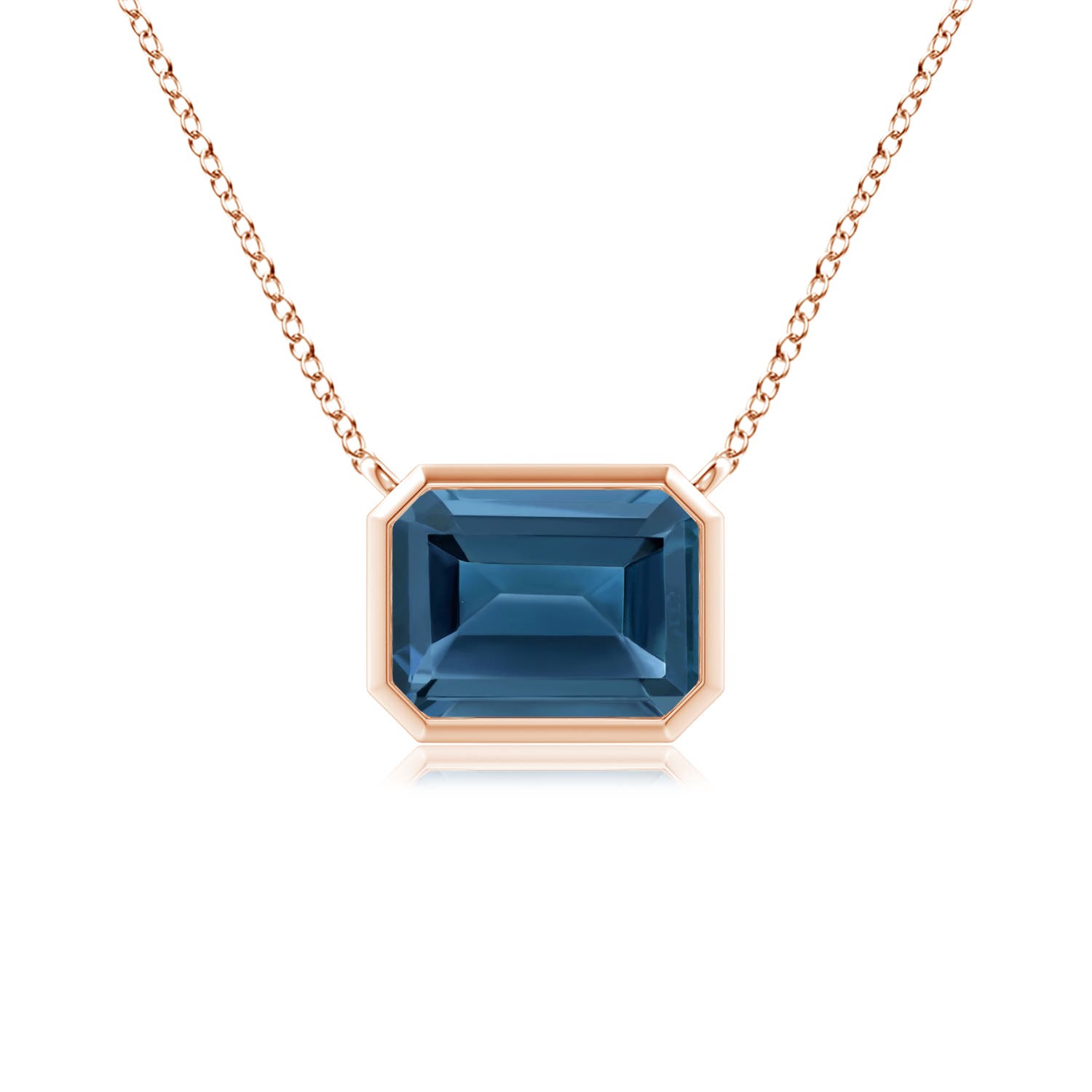 AA - London Blue Topaz / 1.95 CT / 14 KT Rose Gold