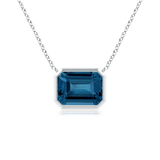 Emerald Cut AAA London Blue Topaz