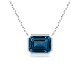 Emerald Cut AAAA London Blue Topaz