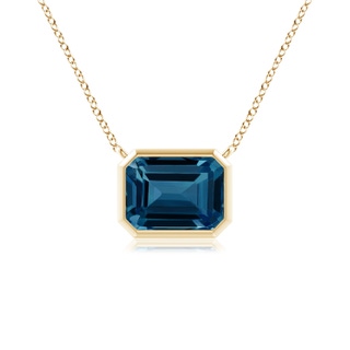 Emerald Cut AAAA London Blue Topaz