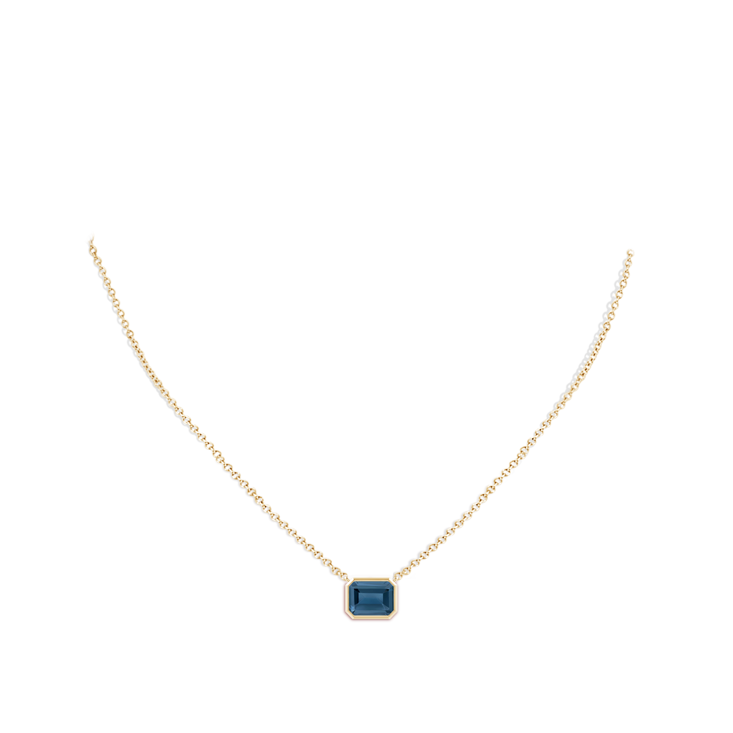 A - London Blue Topaz / 2.75 CT / 14 KT Yellow Gold