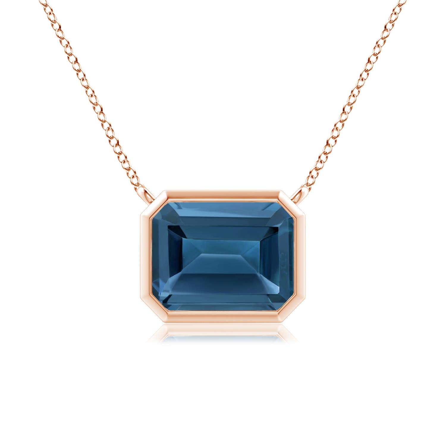 AA - London Blue Topaz / 2.75 CT / 14 KT Rose Gold