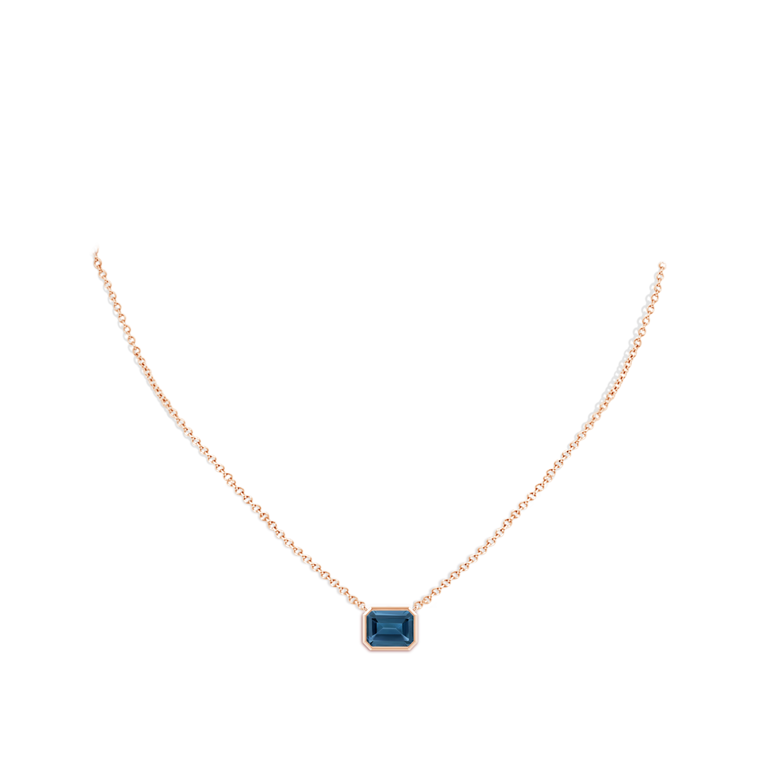 AA - London Blue Topaz / 2.75 CT / 14 KT Rose Gold