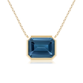 Emerald Cut AA London Blue Topaz