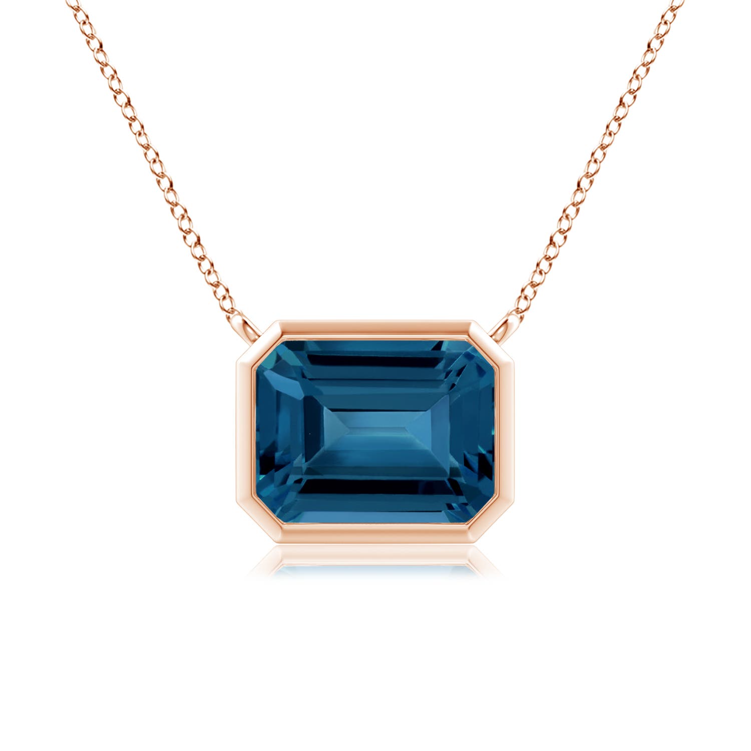 AAA - London Blue Topaz / 2.75 CT / 14 KT Rose Gold