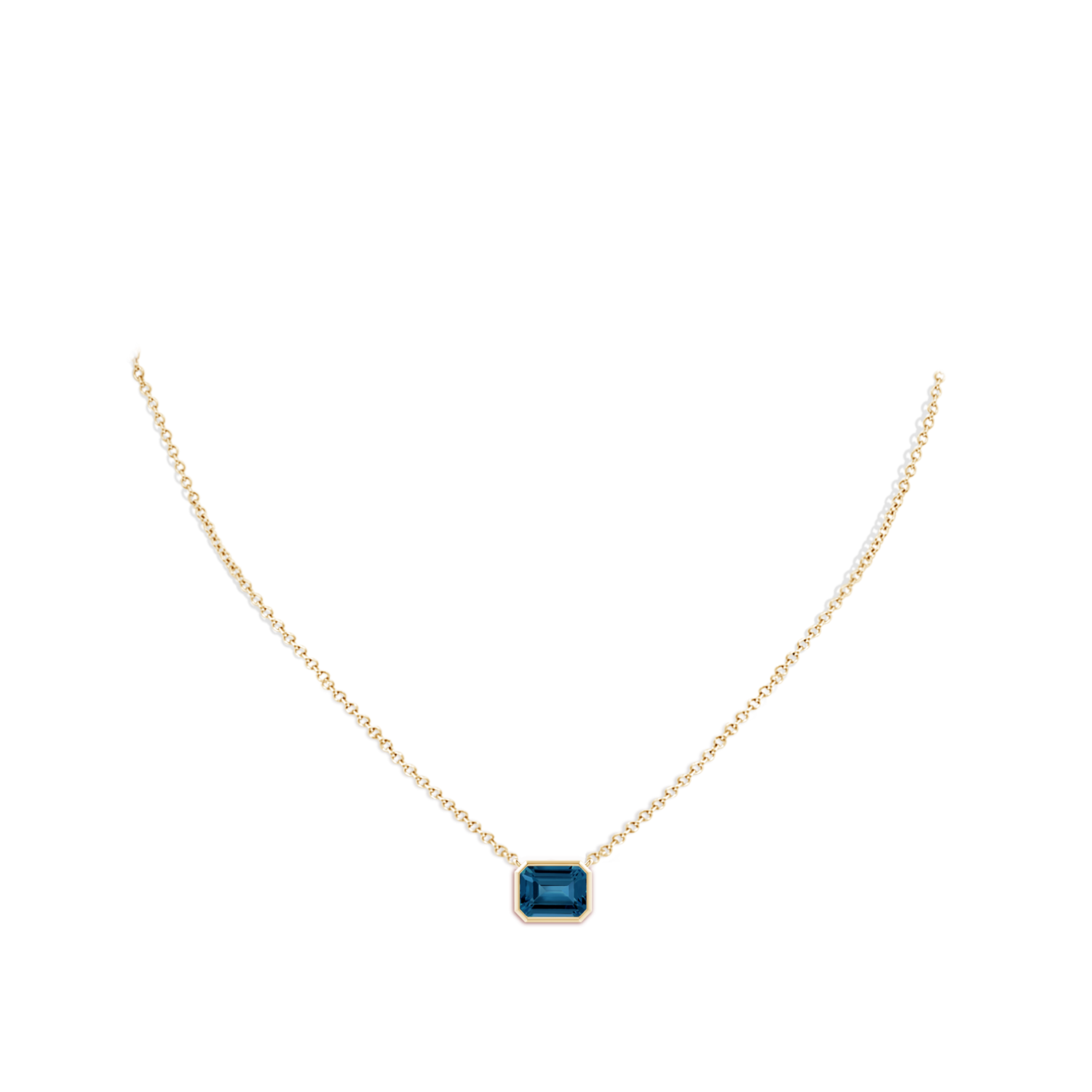 AAA - London Blue Topaz / 2.75 CT / 14 KT Yellow Gold