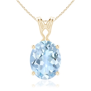 Oval AA Aquamarine