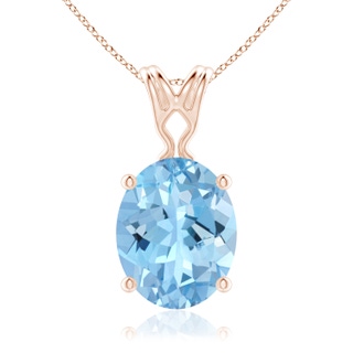 Oval AAAA Aquamarine
