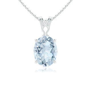 Oval A Aquamarine