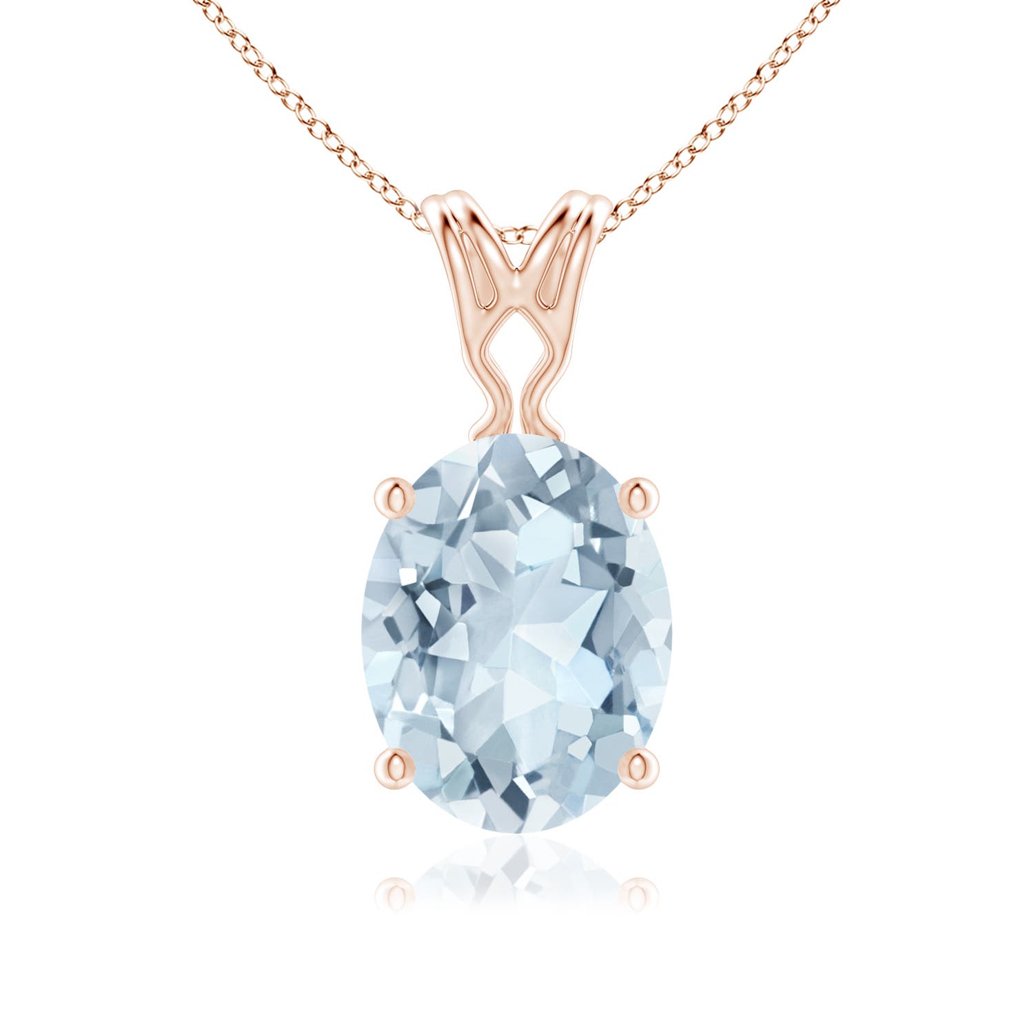 A - Aquamarine / 1.5 CT / 14 KT Rose Gold