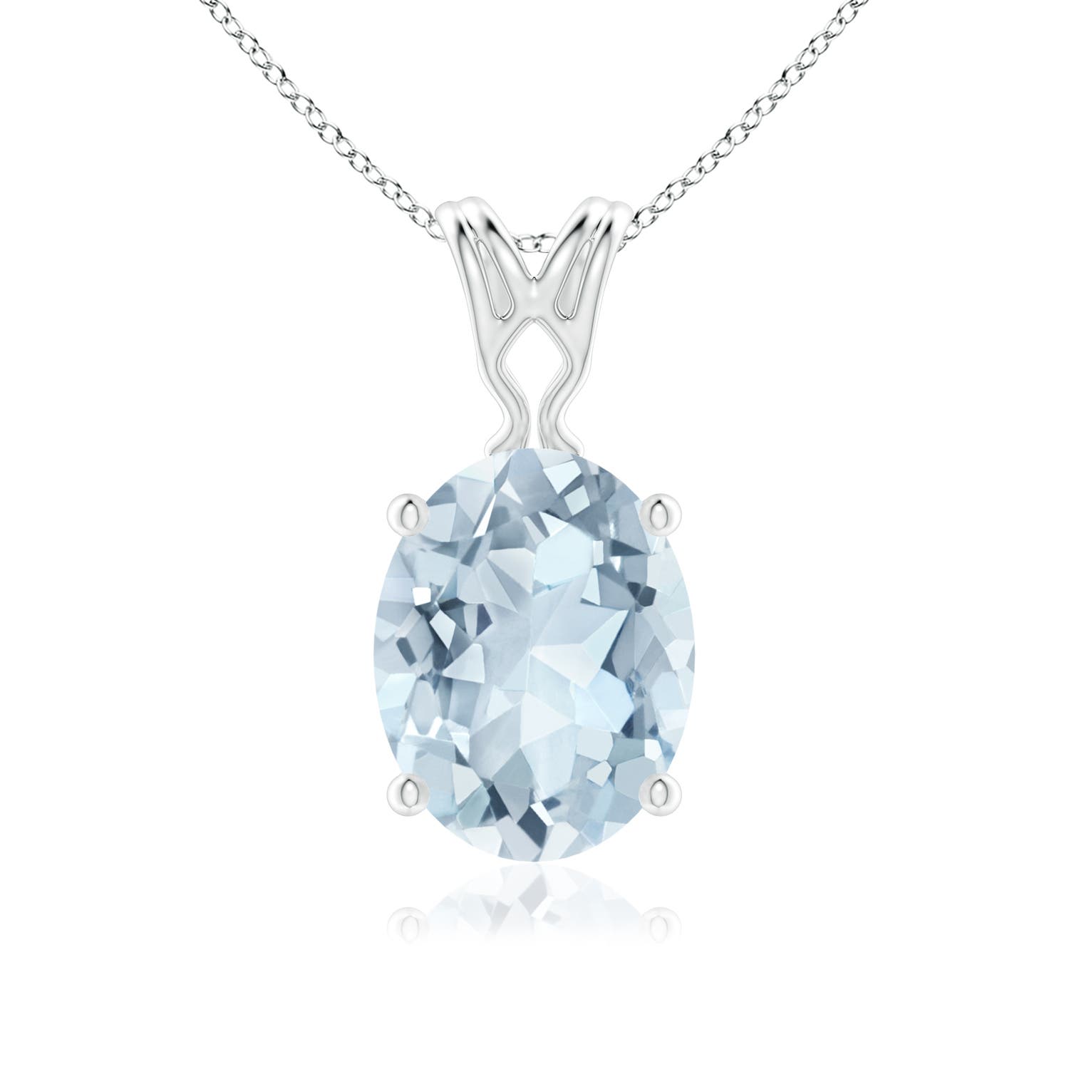 A - Aquamarine / 1.5 CT / 14 KT White Gold