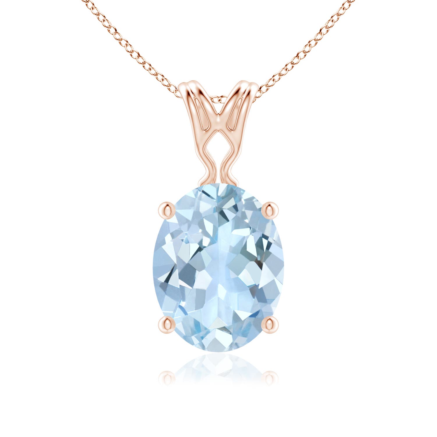 AA - Aquamarine / 1.5 CT / 14 KT Rose Gold