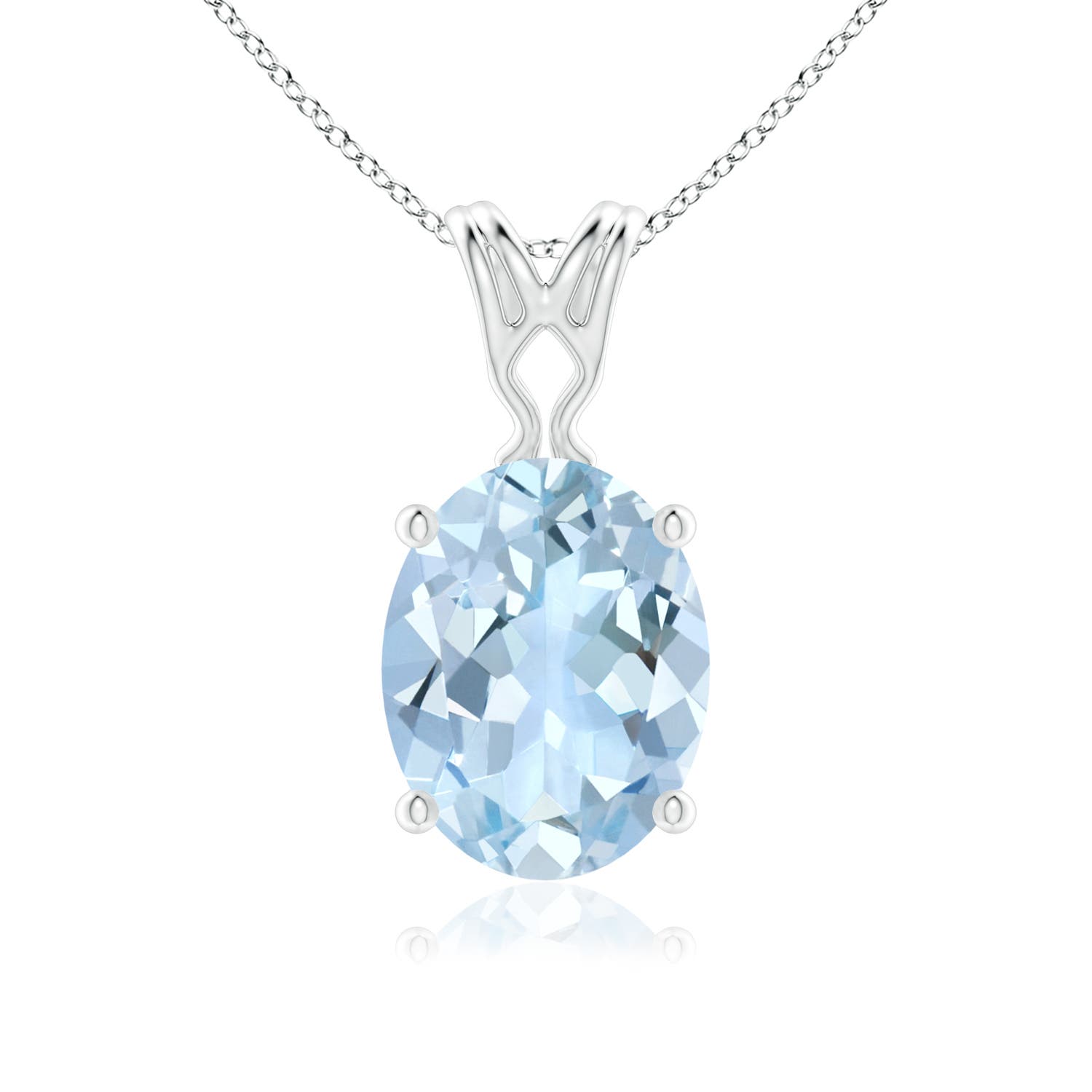 AA - Aquamarine / 1.5 CT / 14 KT White Gold