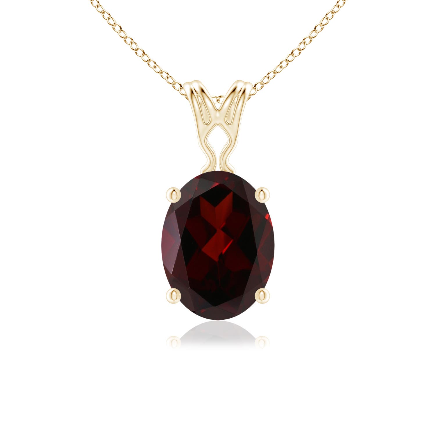 A - Garnet / 1.45 CT / 14 KT Yellow Gold