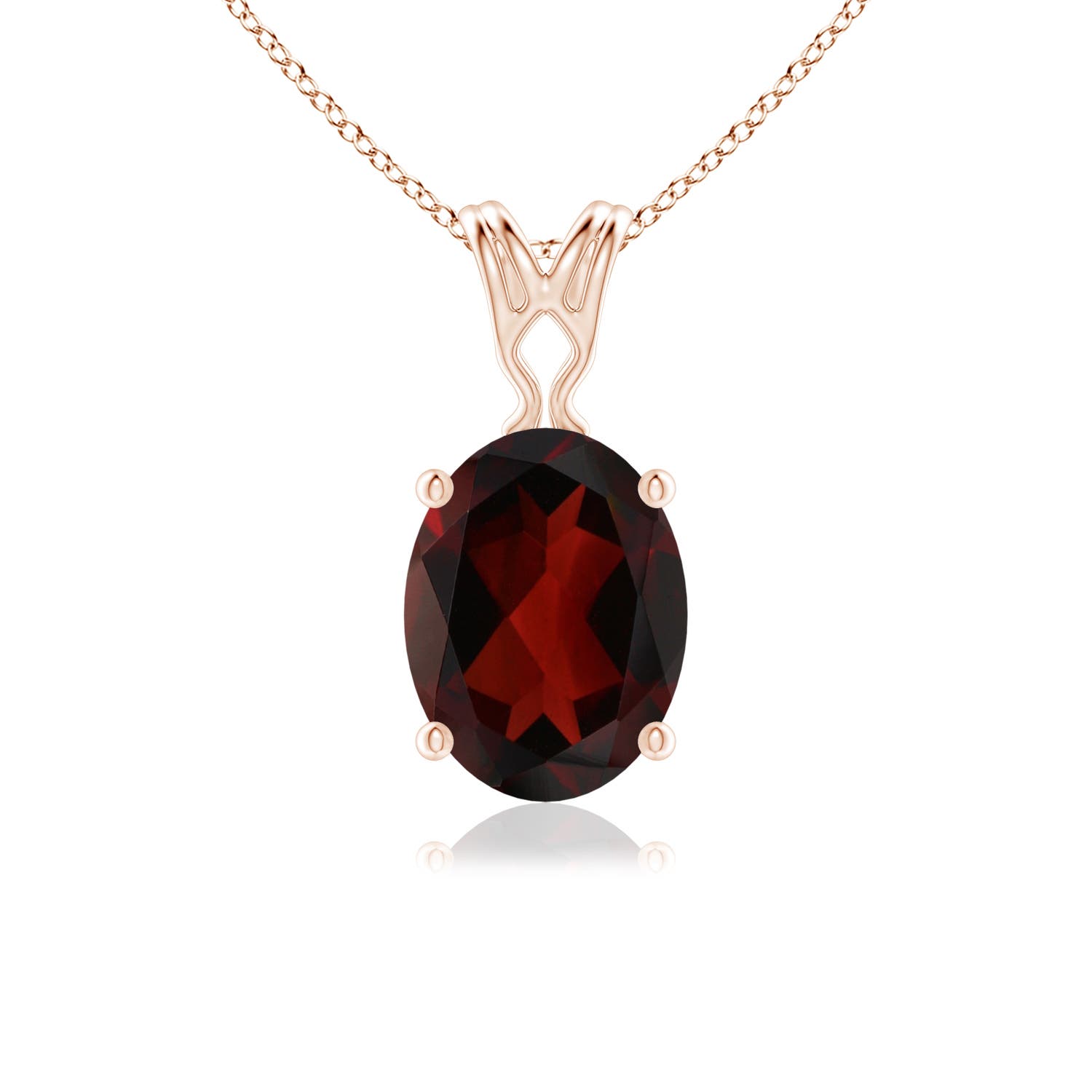 AA - Garnet / 1.45 CT / 14 KT Rose Gold