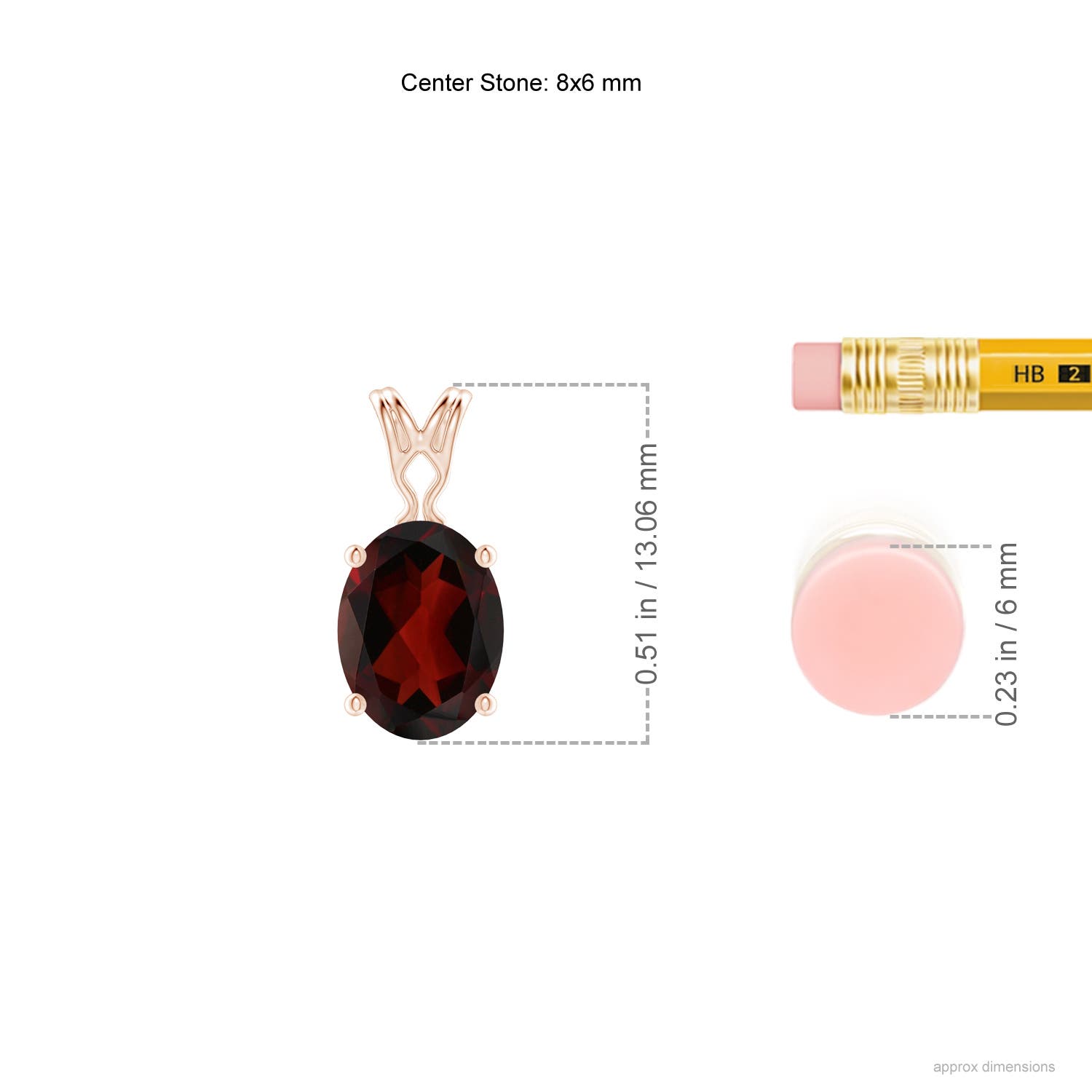 AA - Garnet / 1.45 CT / 14 KT Rose Gold