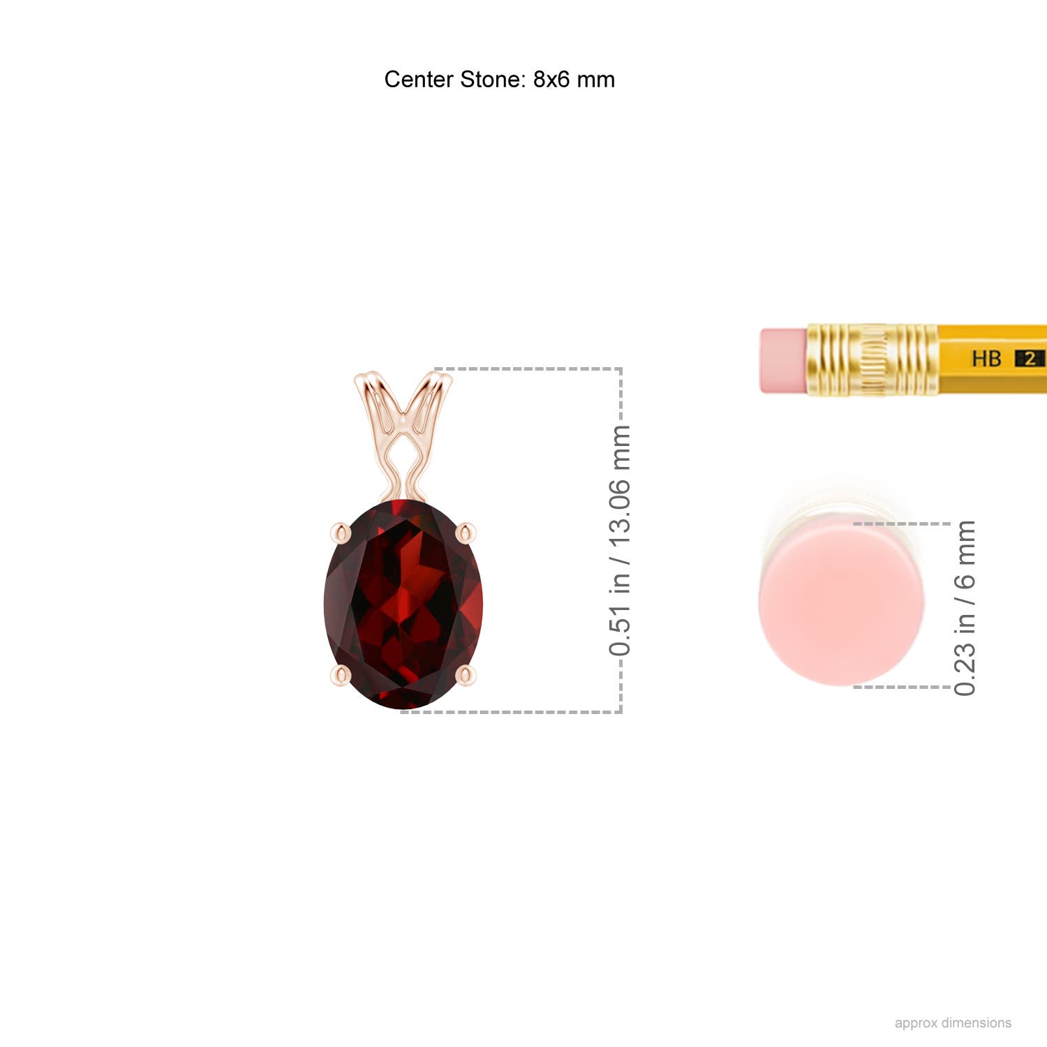 AAA - Garnet / 1.45 CT / 14 KT Rose Gold