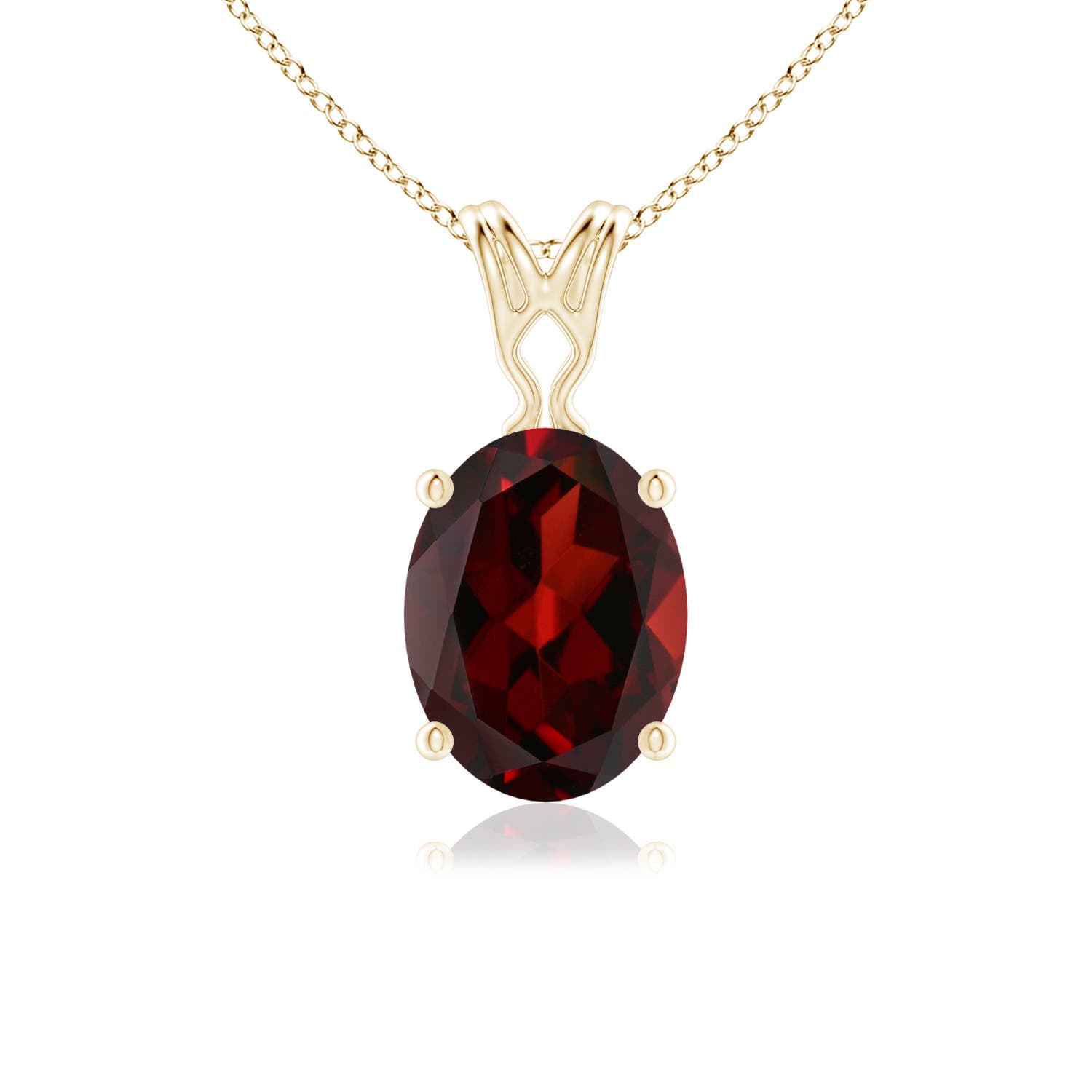 AAA - Garnet / 1.45 CT / 14 KT Yellow Gold