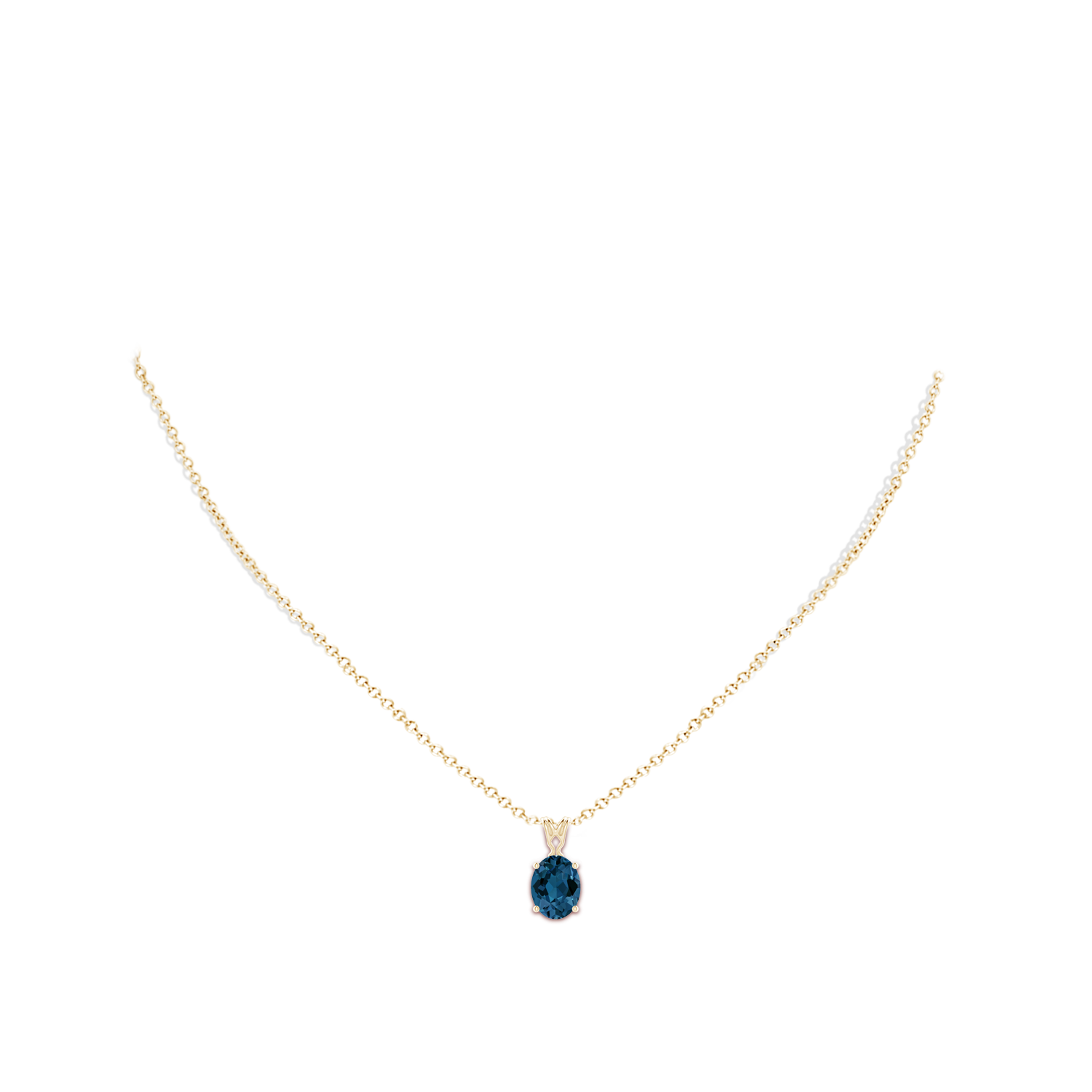 AAA - London Blue Topaz / 2.25 CT / 14 KT Yellow Gold