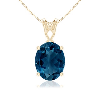 Oval AAAA London Blue Topaz