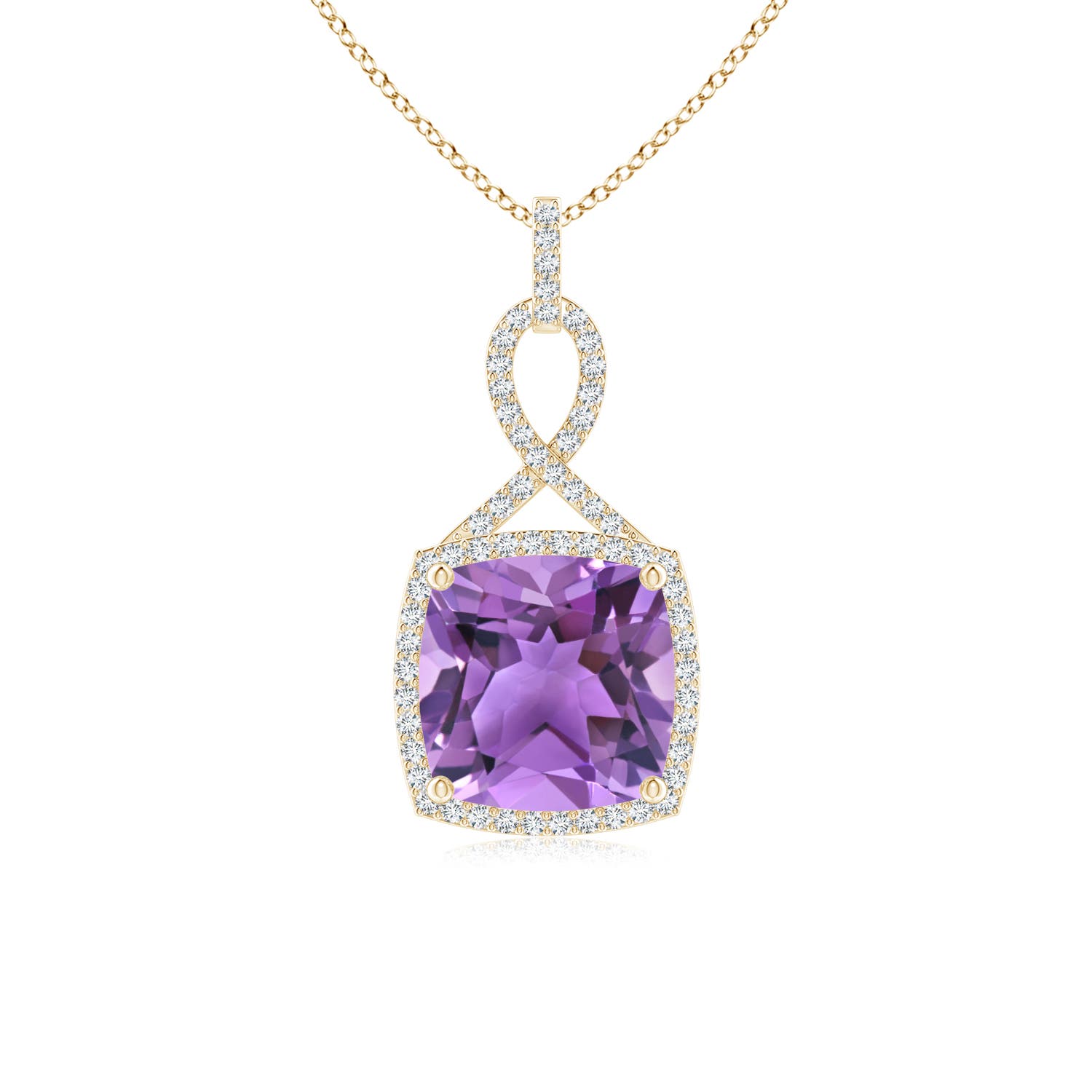 AA - Amethyst / 3.96 CT / 14 KT Yellow Gold