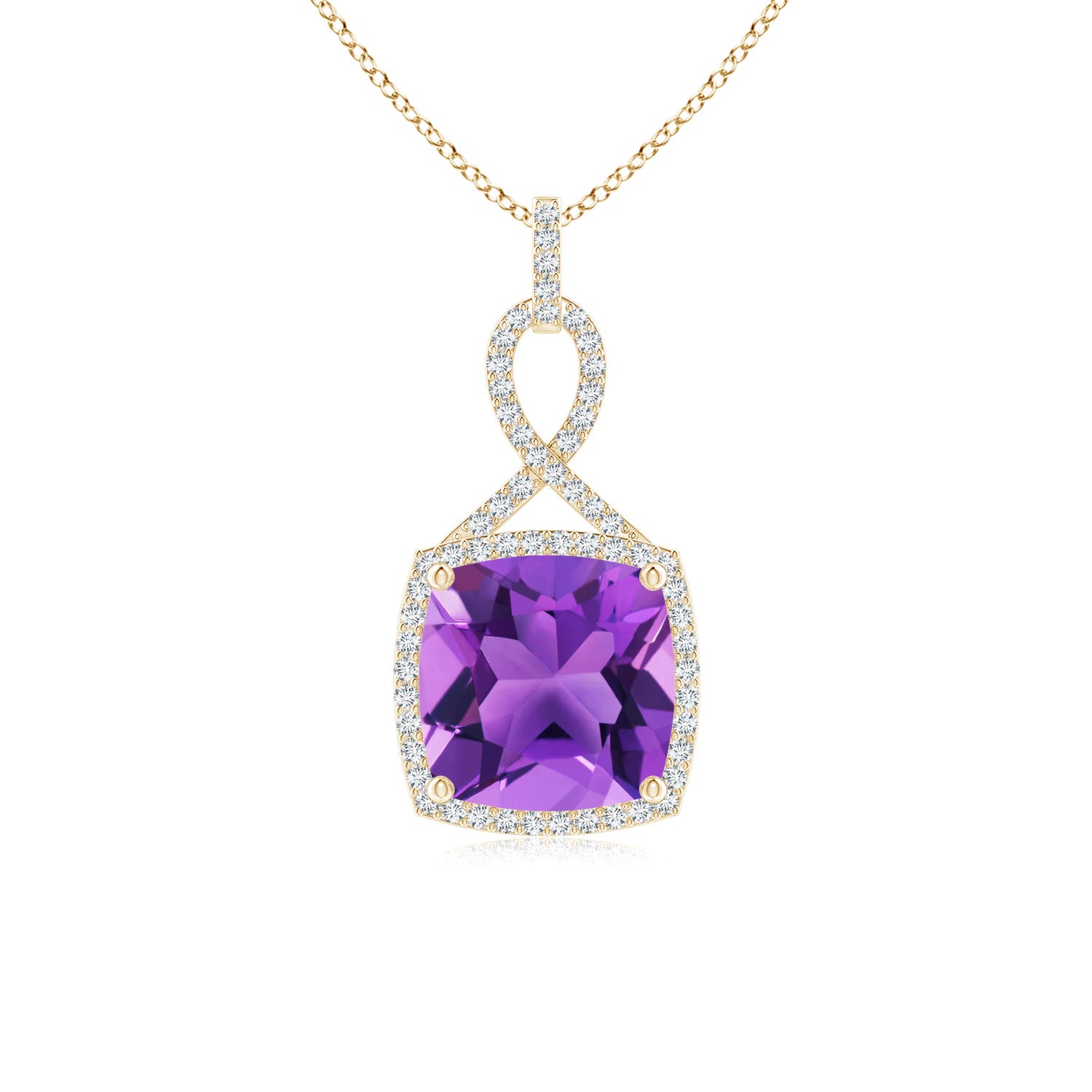 AAA - Amethyst / 3.96 CT / 14 KT Yellow Gold