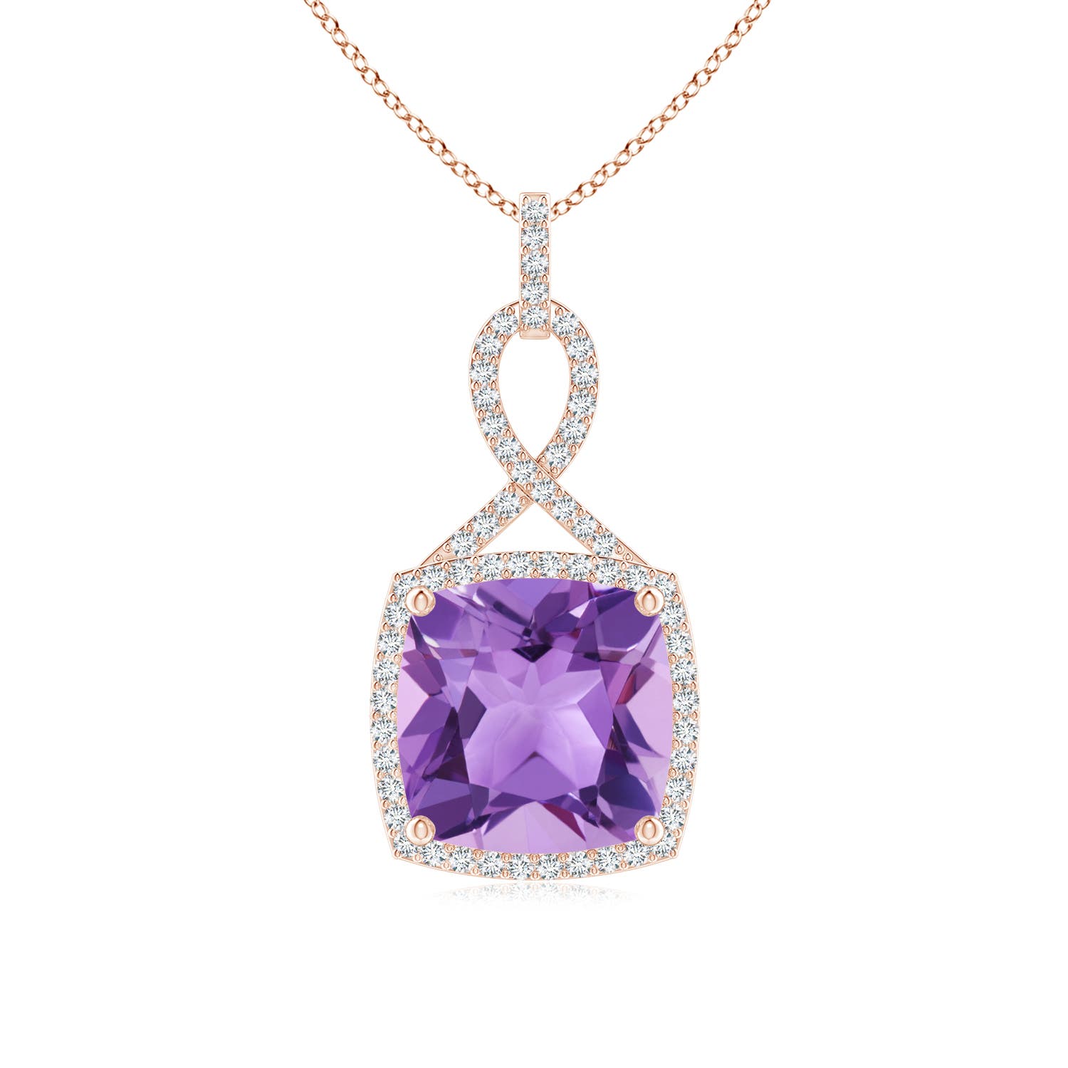 A - Amethyst / 4.87 CT / 14 KT Rose Gold