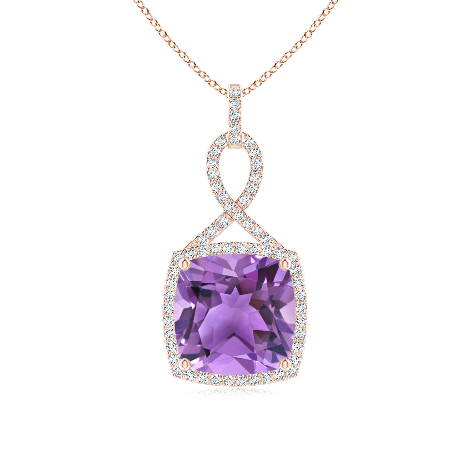 AA - Amethyst / 4.87 CT / 14 KT Rose Gold