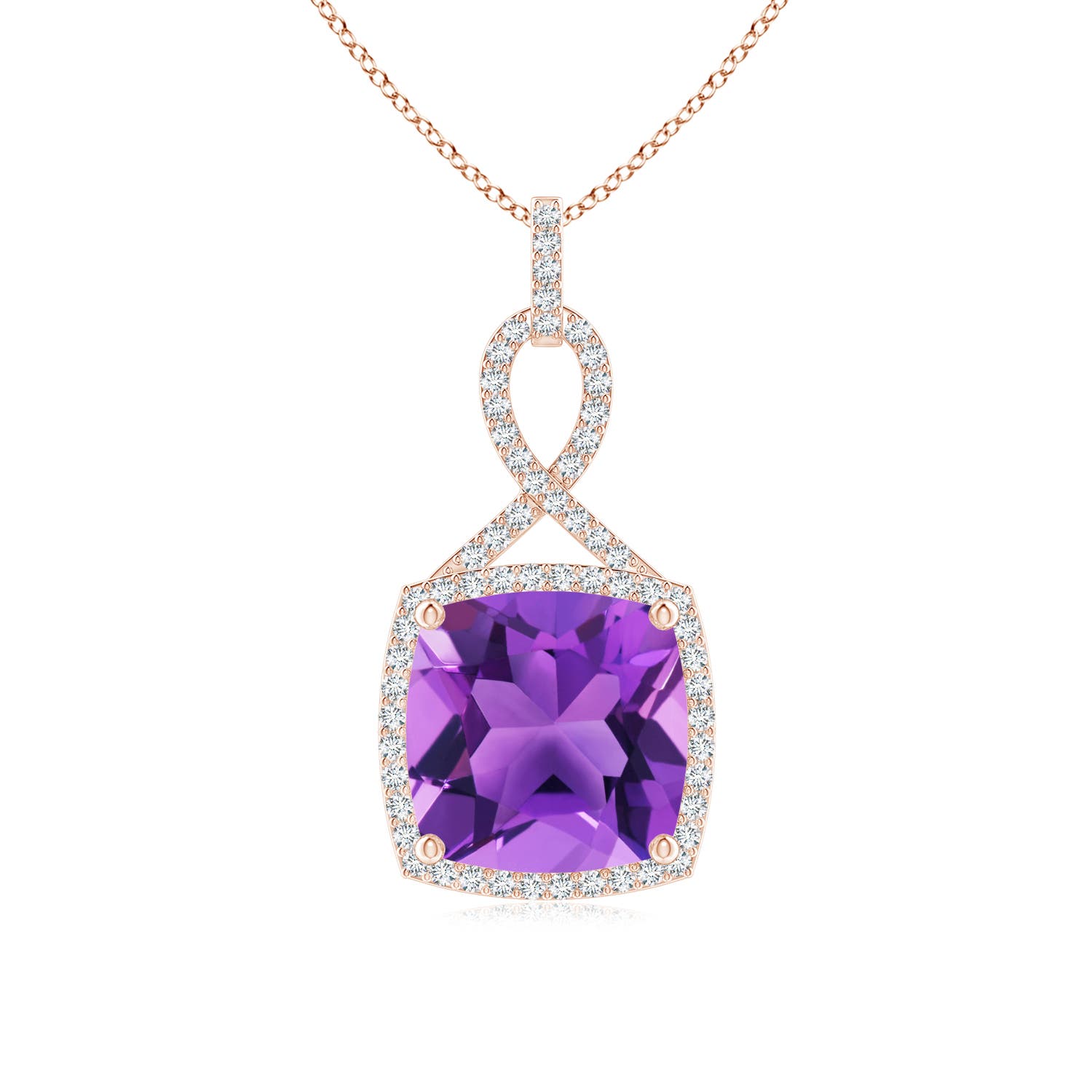 AAA - Amethyst / 4.87 CT / 14 KT Rose Gold