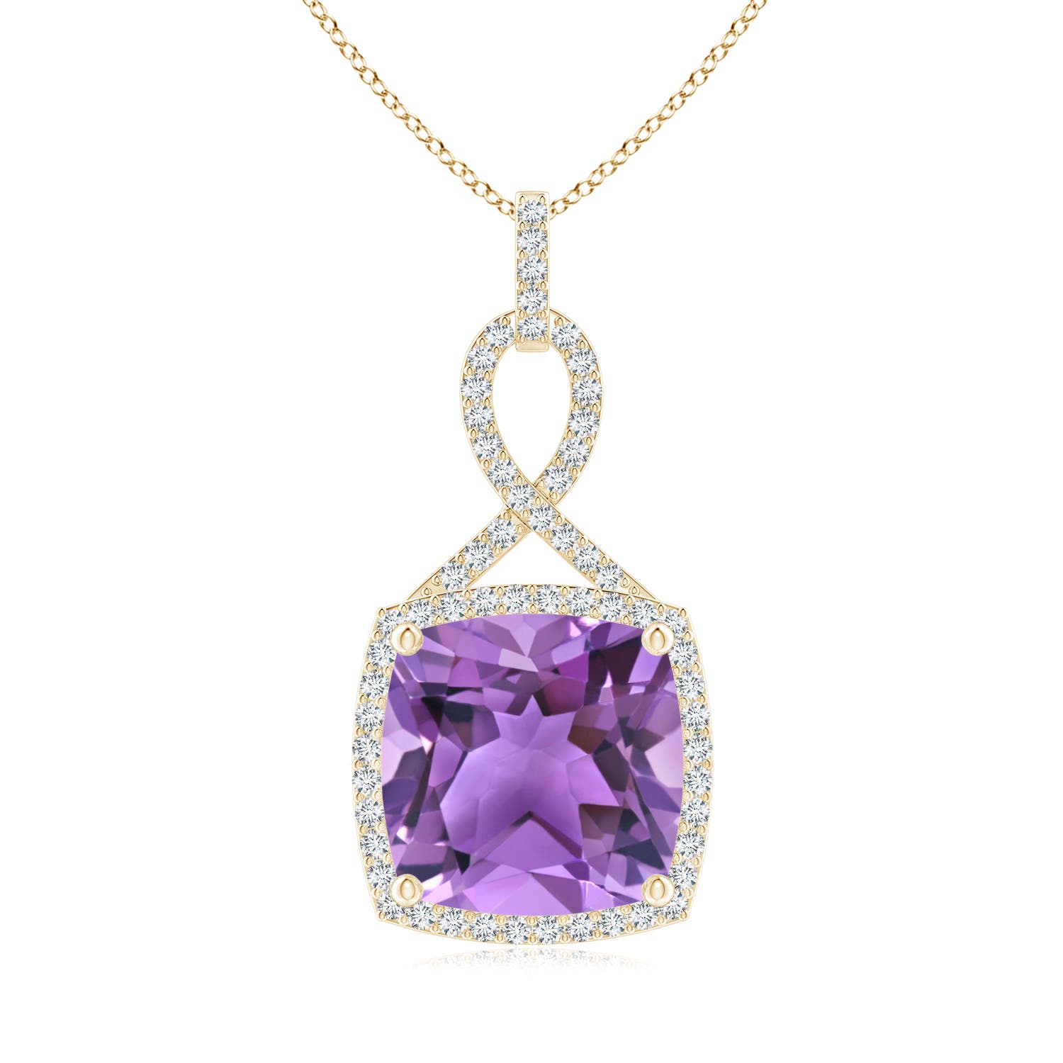 AA - Amethyst / 6.64 CT / 14 KT Yellow Gold