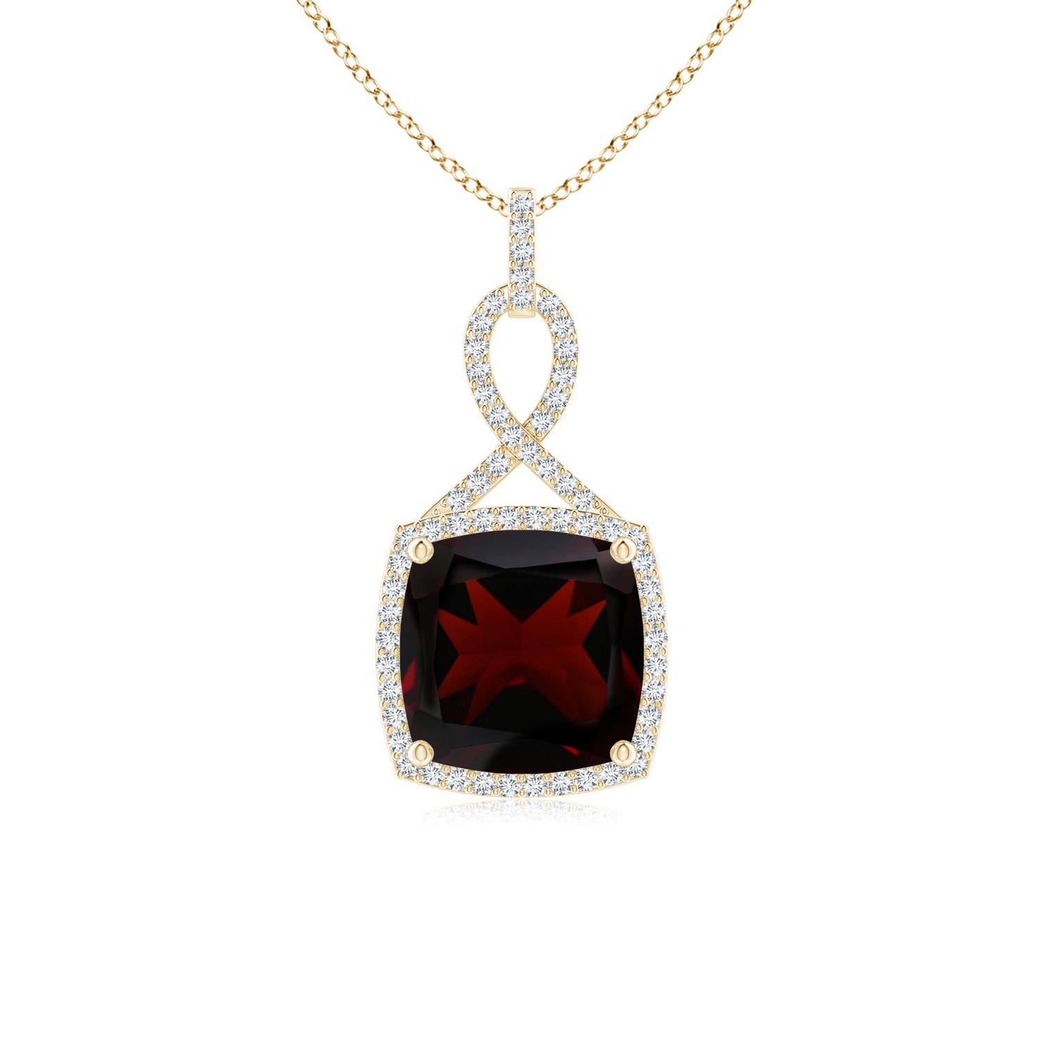 A - Garnet / 4.51 CT / 14 KT Yellow Gold