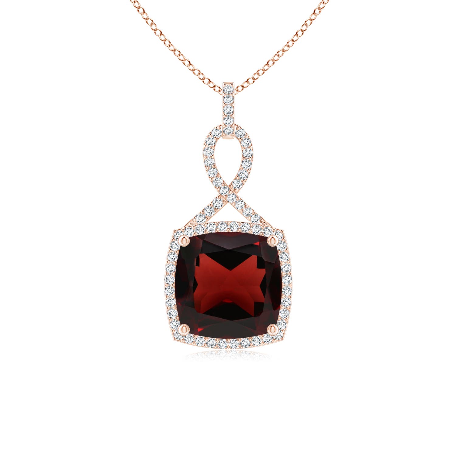 AA - Garnet / 4.51 CT / 14 KT Rose Gold