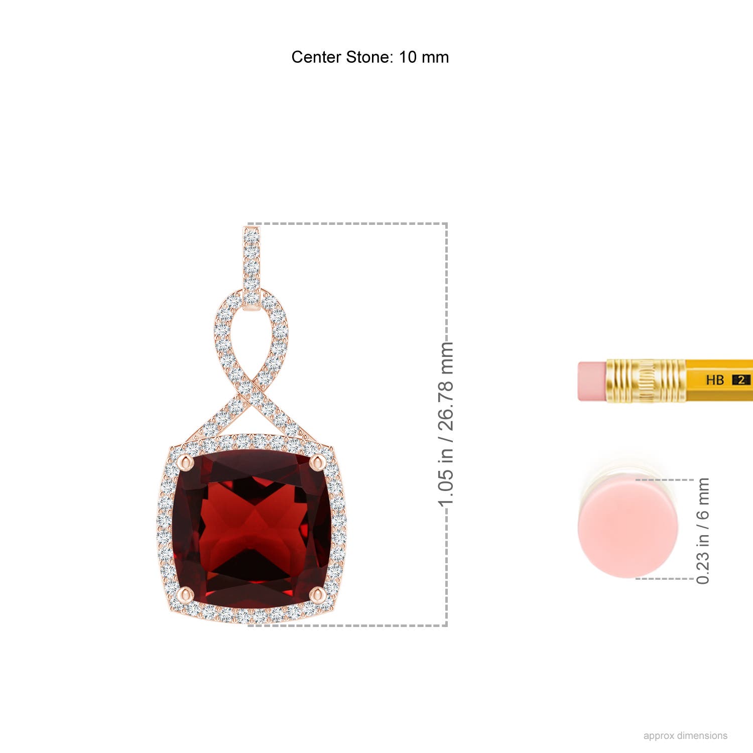 AAA - Garnet / 4.51 CT / 14 KT Rose Gold