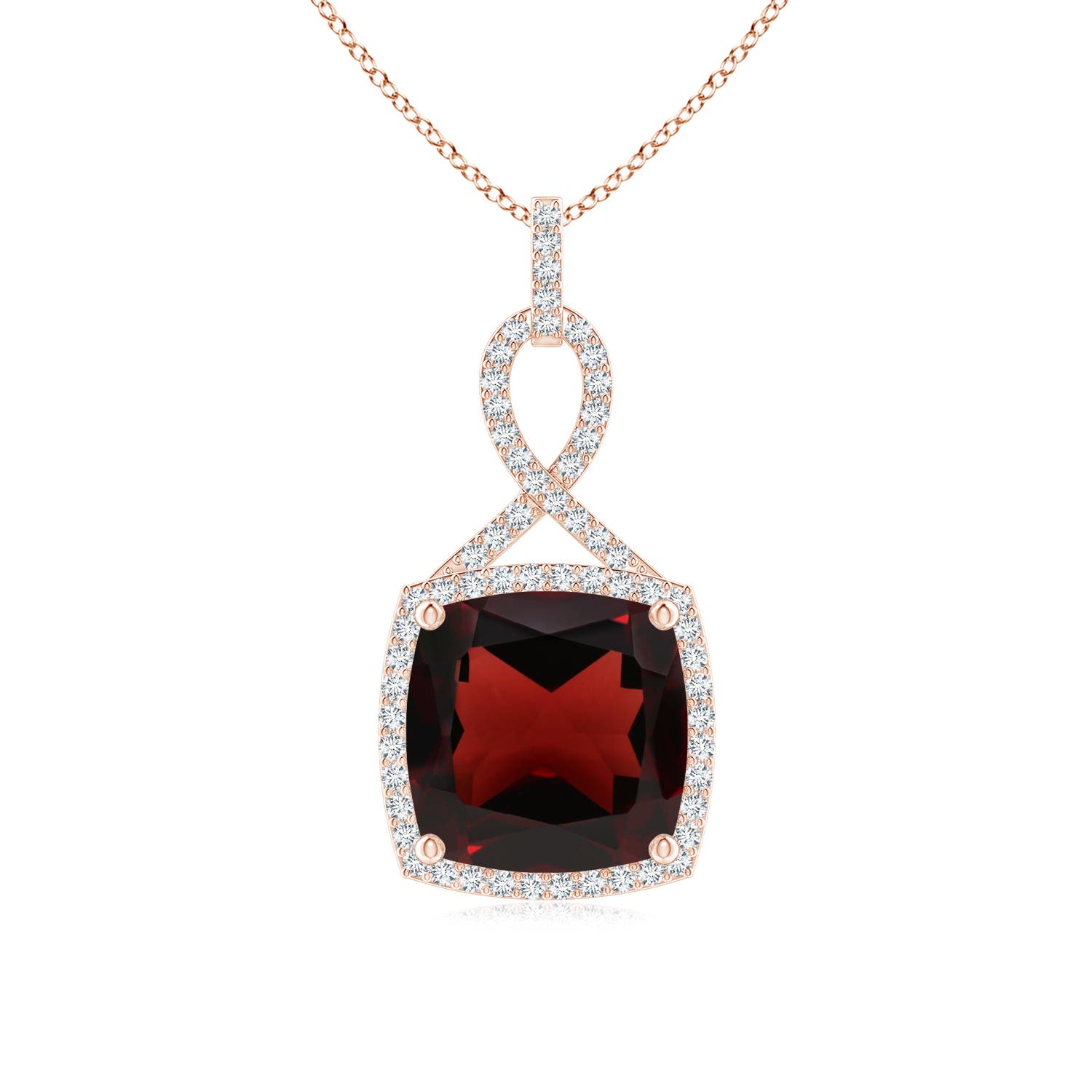 AA - Garnet / 6.87 CT / 14 KT Rose Gold