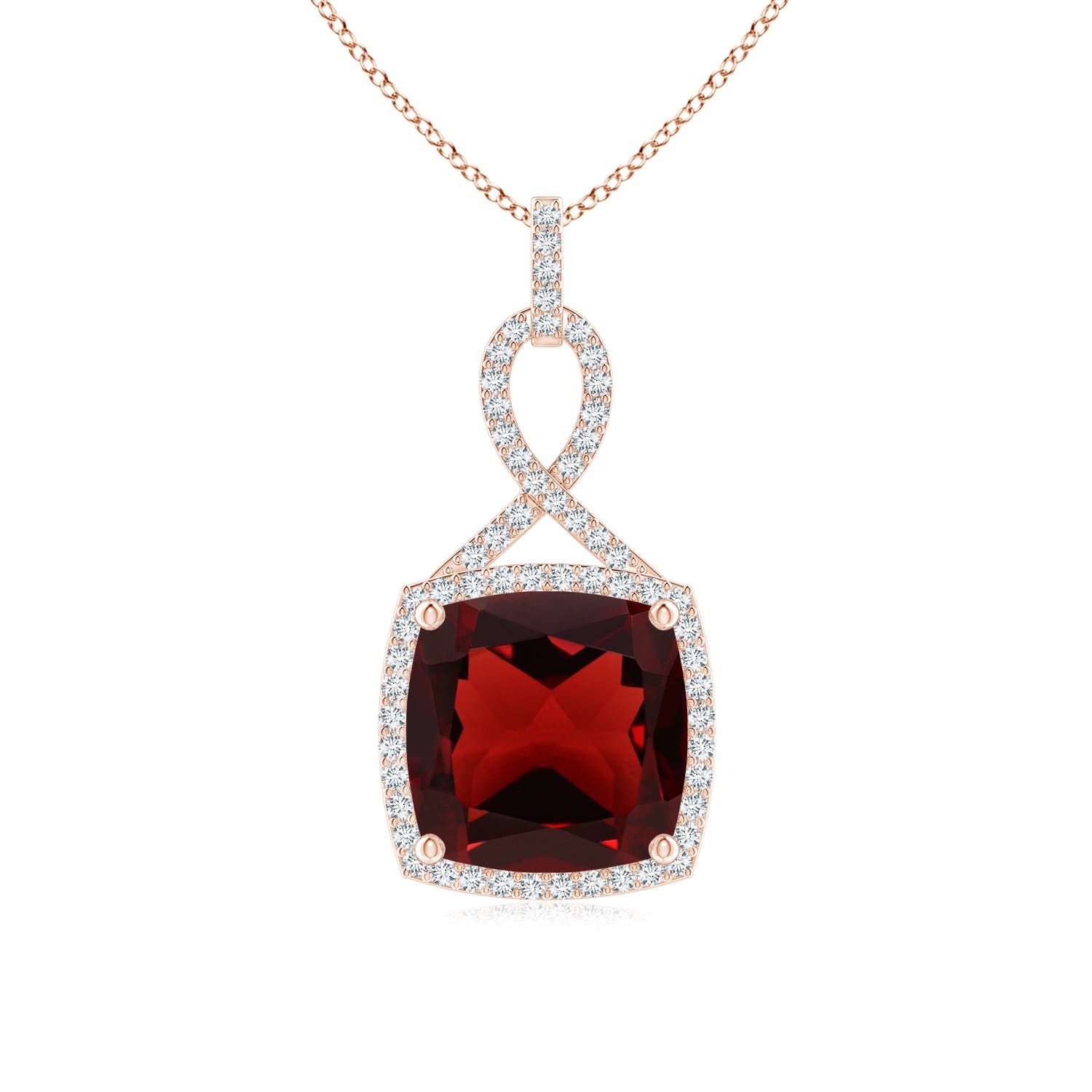 AAA - Garnet / 6.87 CT / 14 KT Rose Gold